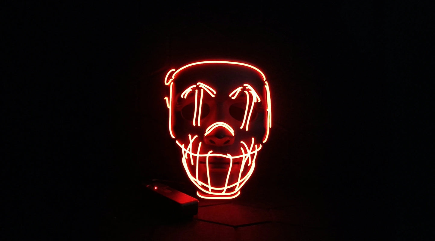 LED mask Anarchy Devil 1.0 Red