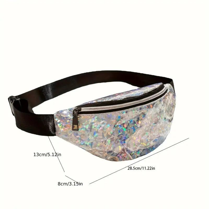 glitter fanny pack