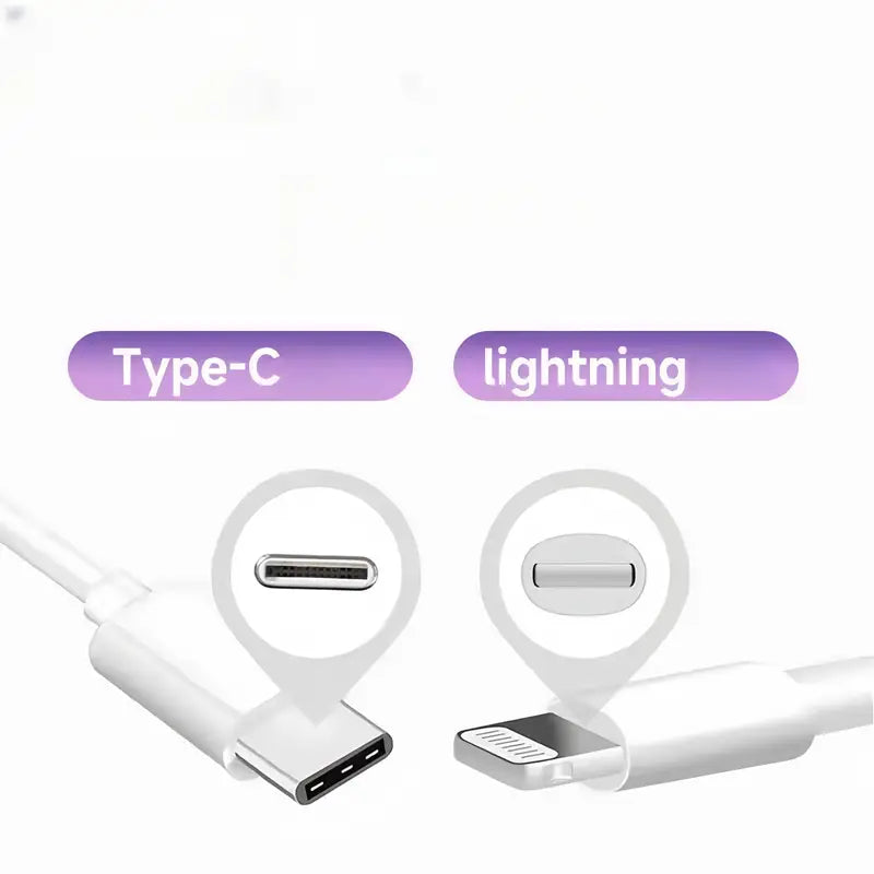 Iphone kabel 100cm wit