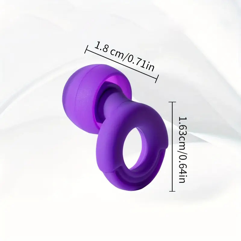 Ronde oordopjes zwart