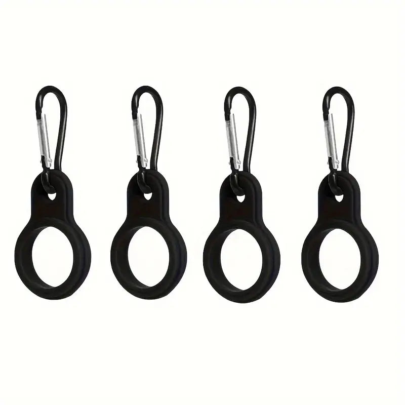 4 stuks carabijn waterfles houder