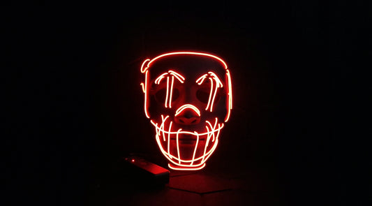 LED mask Anarchy Devil 1.0  Red