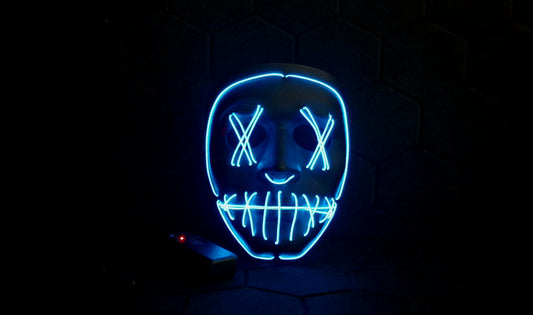 Anarchy Rave LED mask 2.0  Blue